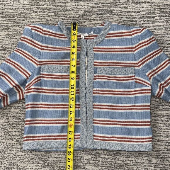 NWT VERONICA BEARD Arrowe Jacket Striped Size 16 - Picture 9 of 16